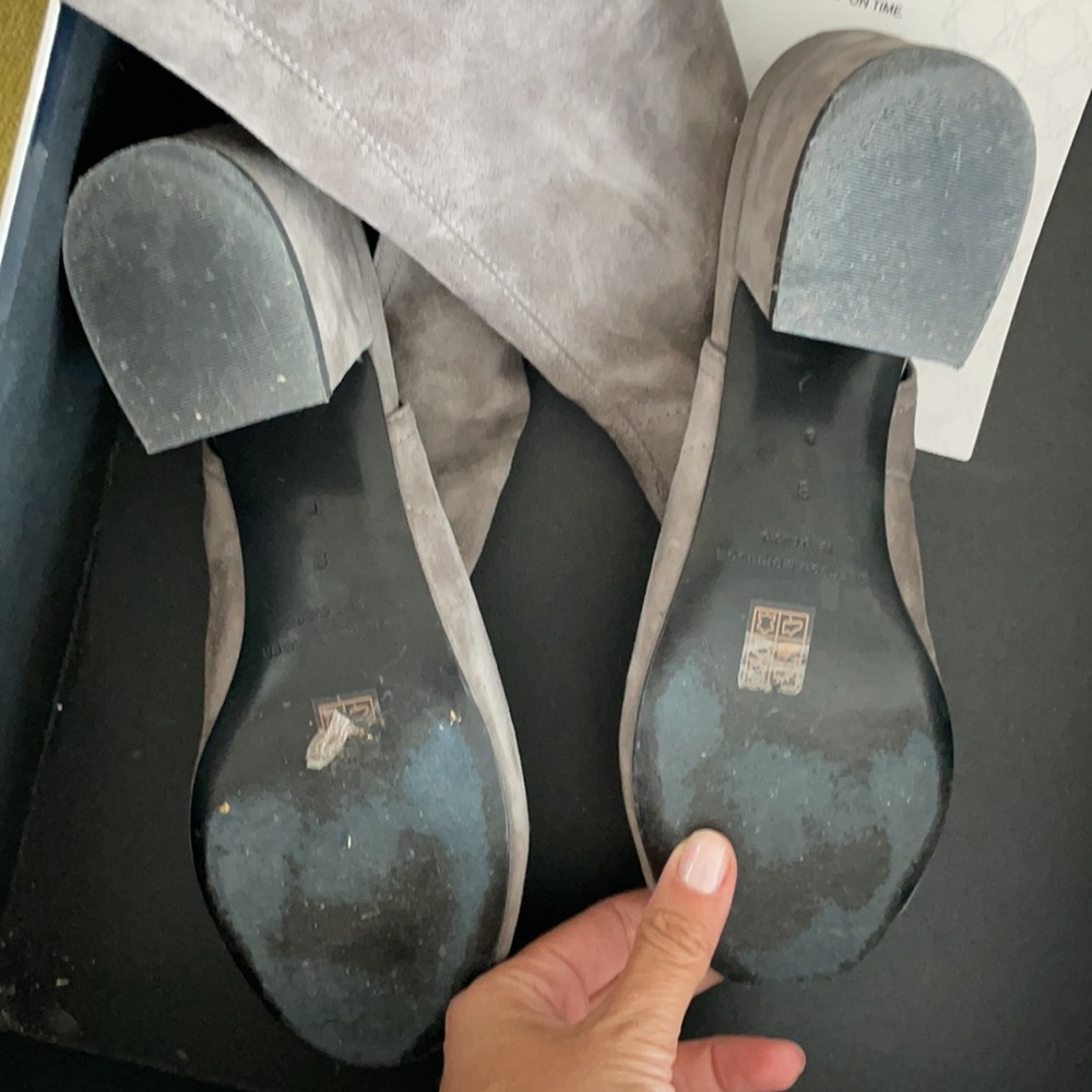 Open toe high boots - Picture 4 of 5